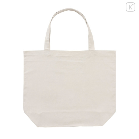 Japan Chiikawa Tote Bag - Chiikawa & Hachiware & Usagi : Sunny Days Sand Beige - 4