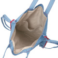 Japan Chiikawa Denim Knapsack - Chiikawa & Hachiware & Usagi : Ribbon Light Blue - 6
