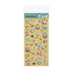 Japan Sanrio Glitter Resin Sticker - Cinnamoroll & Pochacco & Pompompurin : Retro