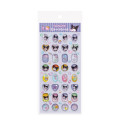 Japan Sanrio Mini Stone Sticker - Kuromi - 1