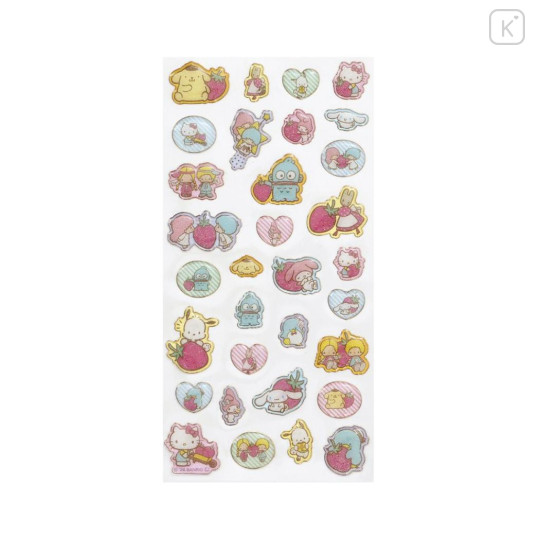Japan Sanrio Glitter Resin Sticker - Characters - 2