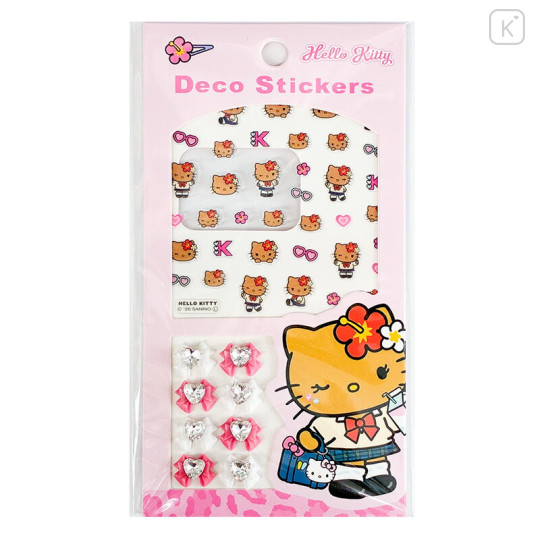 Japan Sanrio Deco Sticker - Hello Kitty : Leopard Sunburn - 1