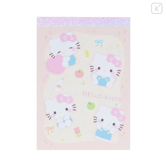 Japan Sanrio Mini Notepad - Hello Kitty : Marshmallow Pop - 1
