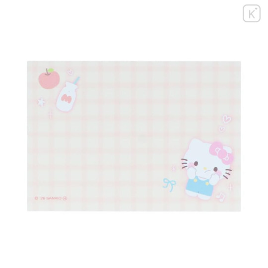 Japan Sanrio Mini Notepad - Hello Kitty : Marshmallow Pop - 4