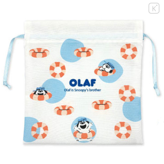 Japan Peanuts Drawstring Bag - Olaf : Summer Swim Float - 1