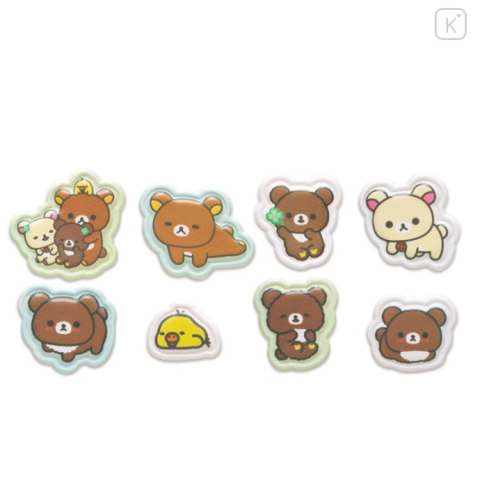 Japan San-X Original Seal Bits - Rilakkuma : Chairoikoguma's Kumakyun Days - 2