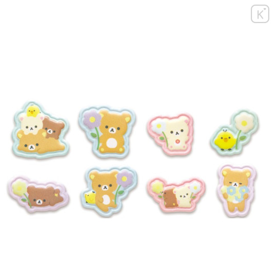 Japan San-X Original Seal Bits - Rilakkuma : Flower - 2