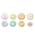 Japan San-X Original Seal Bits - Sumikko Gurashi : Raccoon Tanuki Round Restaurant - 2