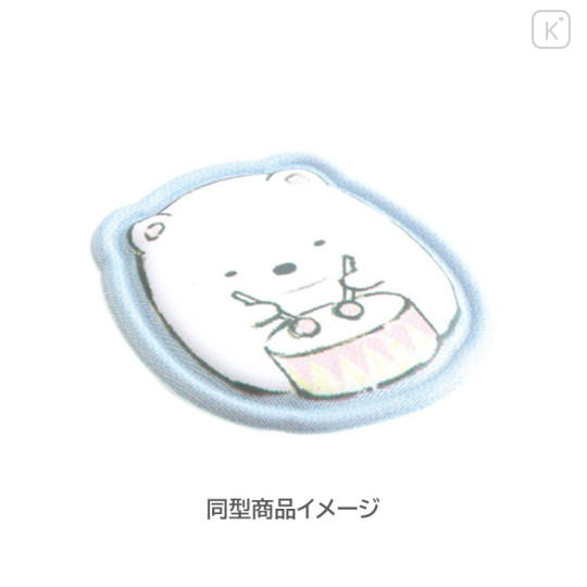 Japan San-X Original Seal Bits - Sumikko Gurashi : Raccoon Tanuki Round Restaurant - 3