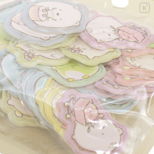 Japan San-X Original Seal Bits - Sumikko Gurashi : Blue - 2