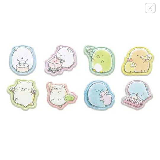 Japan San-X Original Seal Bits - Sumikko Gurashi : Blue - 3