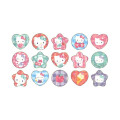 Japan Sanrio Sparkly Marble Sticker Flakes - Hello Kitty - 2