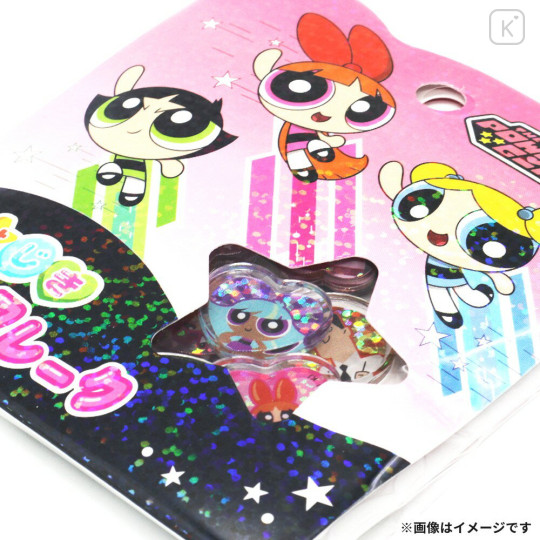 Japan The Powerpuff Girls Sparkly Marble Sticker Flakes - 3