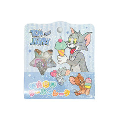 Japan Tom and Jerry Sparkly Marble Sticker Flakes - Tom & Jerry