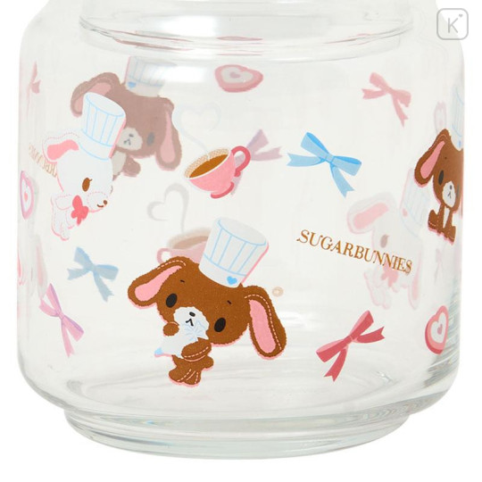 Japan Sanrio Jar Glass Canister Storage Case - Sugarbunnies : Love Sweets - 3