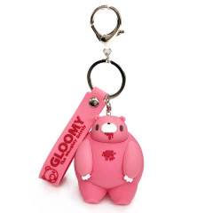 Japan Gloomy Bear Figure Keychain - Chubby Pink