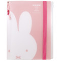 Japan Miffy A4 Zipper 6 Pockets Clear File - Sherbet Pink - 1