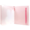 Japan Miffy A4 Zipper 6 Pockets Clear File - Sherbet Pink - 3