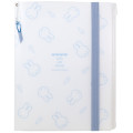 Japan Miffy A4 Zipper 6 Pockets Clear File - Sherbet White Blue - 1