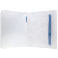 Japan Miffy A4 Zipper 6 Pockets Clear File - Sherbet White Blue - 3
