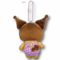 Japan Sanrio Petit Mini Mascot Holder - Kuromi : Heart Eyes Summer Tan Sunburned Swimsuit Gal - 2