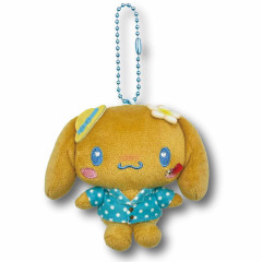 Japan Sanrio Petit Mini Mascot Holder - Cinnamoroll : Heart Eyes Summer Tan Sunburned Swimsuit Gal