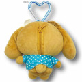 Japan Sanrio Mini Plush Pouch with Carabiner - Cinnamoroll : Heart Eyes Summer Tan Sunburned Swimsuit Gal - 2