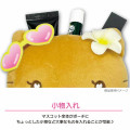 Japan Sanrio Face Pass Case Coin Case with Reel - Hello Kitty : Heart Eyes Summer Tan Sunburned Swimsuit Gal - 3