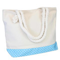 Japan Sanrio Canvas Rope Handle Tote Bag - Cinnamoroll : Heart Eyes Summer Tan Sunburned Swimsuit Gal - 2