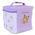 Japan Sanrio Vanity Pouch with Mirror - Kuromi : Heart Eyes Summer Tan Sunburned Swimsuit Gal - 2
