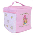 Japan Sanrio Vanity Pouch with Mirror - My Melody : Heart Eyes Summer Tan Sunburned Swimsuit Gal - 2