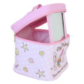 Japan Sanrio Vanity Pouch with Mirror - My Melody : Heart Eyes Summer Tan Sunburned Swimsuit Gal - 4