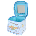 Japan Sanrio Vanity Pouch with Mirror - Cinnamoroll : Heart Eyes Summer Tan Sunburned Swimsuit Gal - 3
