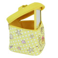 Japan Sanrio Vanity Pouch with Mirror - Pompompurin : Heart Eyes Summer Tan Sunburned Swimsuit Gal - 4