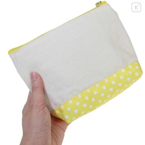 Japan Sanrio Cosmetic Pouch - Pompompurin : Heart Eyes Summer Tan Sunburned Swimsuit Gal - 2