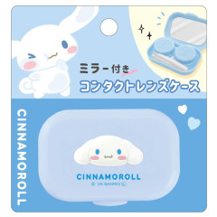 Japan Sanrio Contact Lens Case with Mirror - Cinnamoroll : Blue