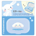 Japan Sanrio Contact Lens Case with Mirror - Cinnamoroll : Blue - 1