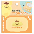 Japan Sanrio Contact Lens Case with Mirror - Pompompurin : Orange - 1