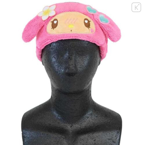Japan Sanrio Spa Headband with Ears - My Melody : Heart Eyes Summer Tan Sunburned Swimsuit Gal - 4