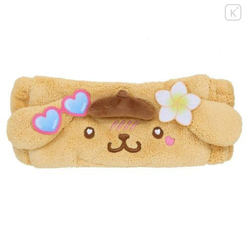 Japan Sanrio Spa Headband with Ears - Pompompurin : Heart Eyes Summer Tan Sunburned Swimsuit Gal - 1