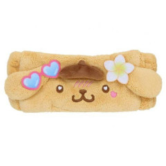 Japan Sanrio Spa Headband with Ears - Pompompurin : Heart Eyes Summer Tan Sunburned Swimsuit Gal