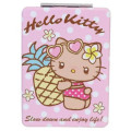 Japan Sanrio 2-sided Compact Mirror - Hello Kitty : Heart Eyes Summer Tan Sunburned Swimsuit Gal - 1