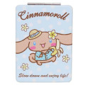 Japan Sanrio 2-sided Compact Mirror - Cinnamoroll : Heart Eyes Summer Tan Sunburned Swimsuit Gal - 1