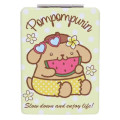 Japan Sanrio 2-sided Compact Mirror - Pompompurin : Heart Eyes Summer Tan Sunburned Swimsuit Gal - 1