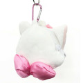 Japan Disney Face-shaped Pouch with Carabiner - Marie - 2