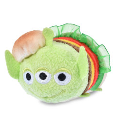 Japan Disney Store Tsum Tsum Mini Plush (S) - Toy Story Little Green Men Aliens : American Diner Hamburger