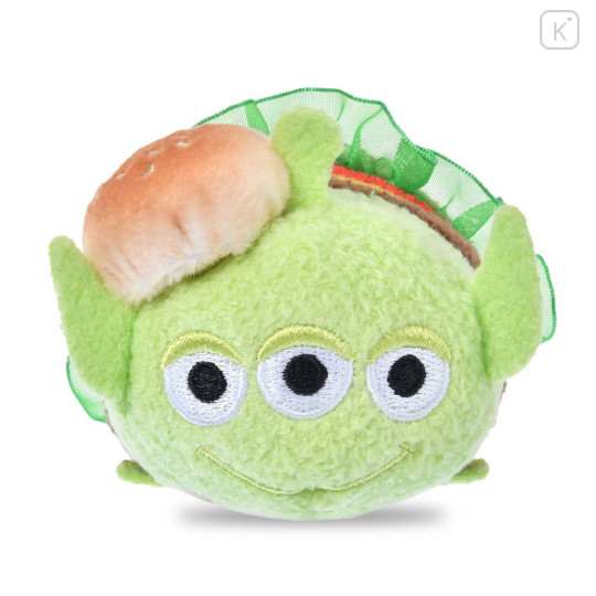 Japan Disney Store Tsum Tsum Mini Plush (S) - Toy Story Little Green Men Aliens : American Diner Hamburger - 2