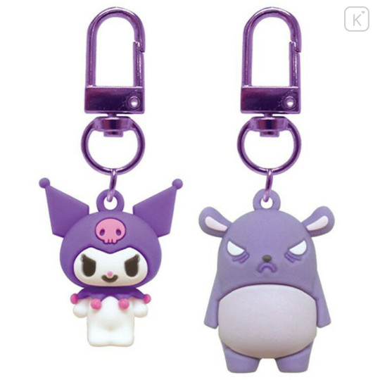 Japan Sanrio Figure Charm Keychain Set - Kuromi : Baku - 1