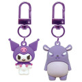 Japan Sanrio Figure Charm Keychain Set - Kuromi : Baku - 1