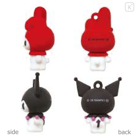 Japan Sanrio Figure Charm Keychain Set - Kuromi & My Melody - 2